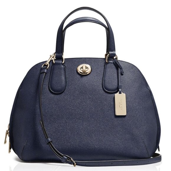 Coach Prince Street Black Satchel - Great Condition + Dust Bag - Picture 1 of 5